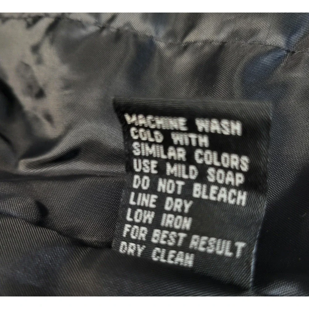 Carbon Coat Mens XL Charcoal Gray Wool Blend Car Coat Button Front Lined Pockets
